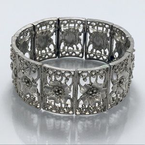 Silver toned bracelet